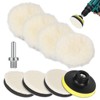 9PCS 3 Inch Wool Polishing Buffing Pad, Drill Polishing Pad