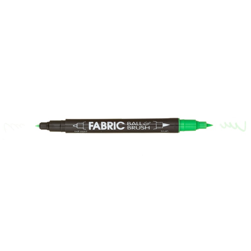 Uchida 122-C-4 Marvy Fabric Ball and Brush Marker, Green