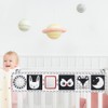 Baby Crib Activity Hanging Toy, Black and White High Contrast