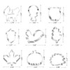 Autumn Cookie Cutters, 9 Pieces Thanksgiving Cookie Cutters, Stainless Steel