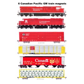 Canadian Pacific General Merchandise Train 6 magnets Andy Fletcher