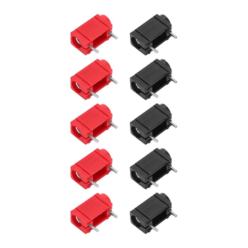 10Pcs PCB Banana Socket Good Conductivity 4mm Corrosion Resistance Stable
