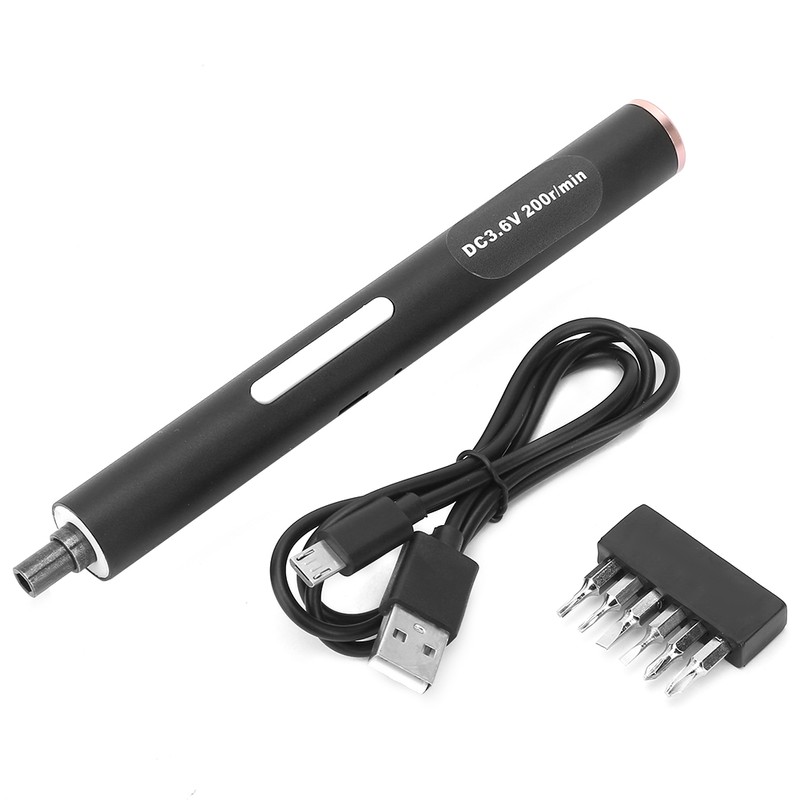 3.6V Rechargeable Lithium Battery Cordless Electric Screwdriver Manual Repairing Tool