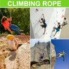 HUYEZybflt 32FT Static Rope 1/2" for Rescue & Mountaineering, UIAA