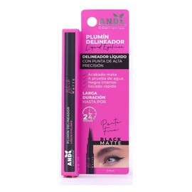 Kit Plumin Delineador Líquido Negro Mate And Cosmetics 2pzs