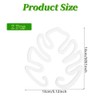 2Pcs Monstera Grapple,Monstera Leaf Plant Support,Turtle Shell Bamboo Clamp Set,Unique