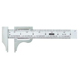 General Tools Slide Caliper #729, 16th and 32nd Graduation, 0 to 4-Inch Range, Inside and Outside Measurement