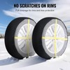 Happybuy Thickened Snow Tire Socks, Full Coverage Traction Covers for