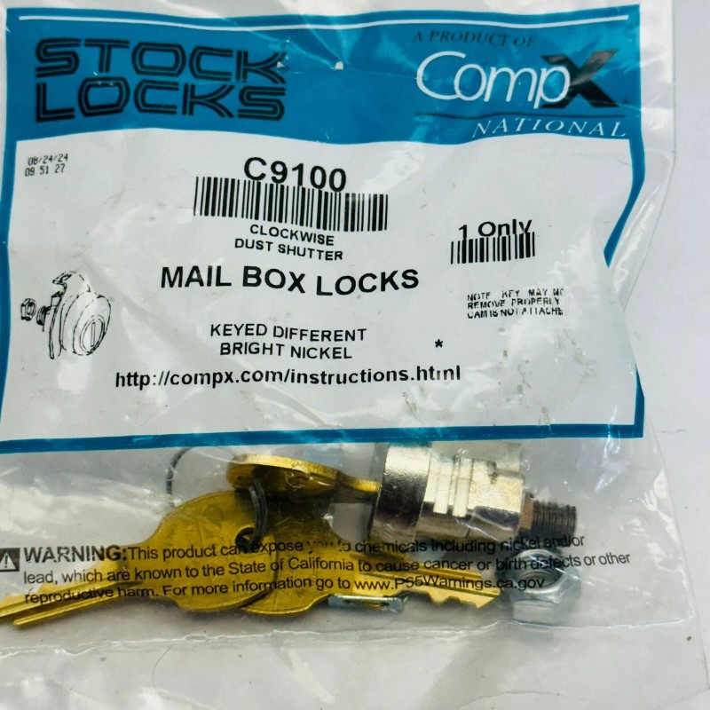 CompX/ National Lock COMPX NATIONAL C9100 MAIL BOX LOCK WITH