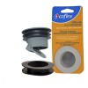 Valvula Anti Olores Coladera Pvc Flexible Gris 2pulg Pc 6121