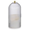 sourcing map Makeup Brush Holder with Black Clear Lid, 360