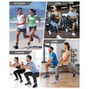 Adjustable Ankle Weights 1-20 LBS Pair with Removable Weight for