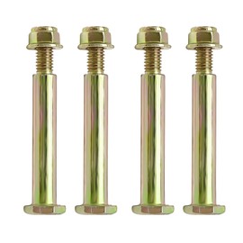Bynor 4 Pack 193406 Wheel Bolts and Lock Nuts Fits Cub Cadet Craftsman Husqvarna Replaces 193406 532193406 137644 184219 532137644 738-3056 938-3056 73930600