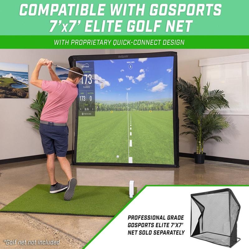 GoSports 7 ft Golf Simulator Impact Screen (Simulator sold separately)