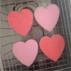 Perastra Heart Shaped Sponge, Dual-Sided Kitchen Scrubber for Washing Dishes,