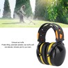 Noise Reduction Earmuffs Foldable Lightweight Hearing Protection Safety Over Head