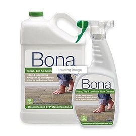 Bona 160 oz. Stone, Tile, and Laminate Floor Cleaner Refill with 22 oz. Bonus Spray Bottle
