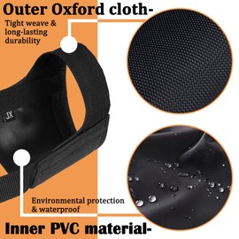 Mayerzon Pitbull Muzzle, Soft Muzzle for American Bully Bulldog Boxers Rottweilers, Anti Fierce Barking Biting Chewing Mouth Guard for Medium Large Short Snout Dogs in Grooming Walking Vet Visits