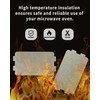 YQBOOM 2 PCS Waveguide Cover, Universal Microwave Oven Mica Plate