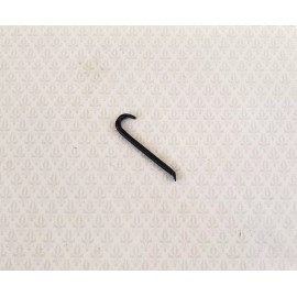 Island Crafts Dollhouse Miniature Crowbar 1:12 Scale Tool Painted Metal