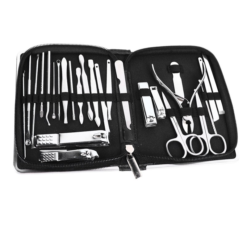 26Pcs Eyebrow Tweezers Manual Stainless Steel Rugged Versatile Lightweight Nail