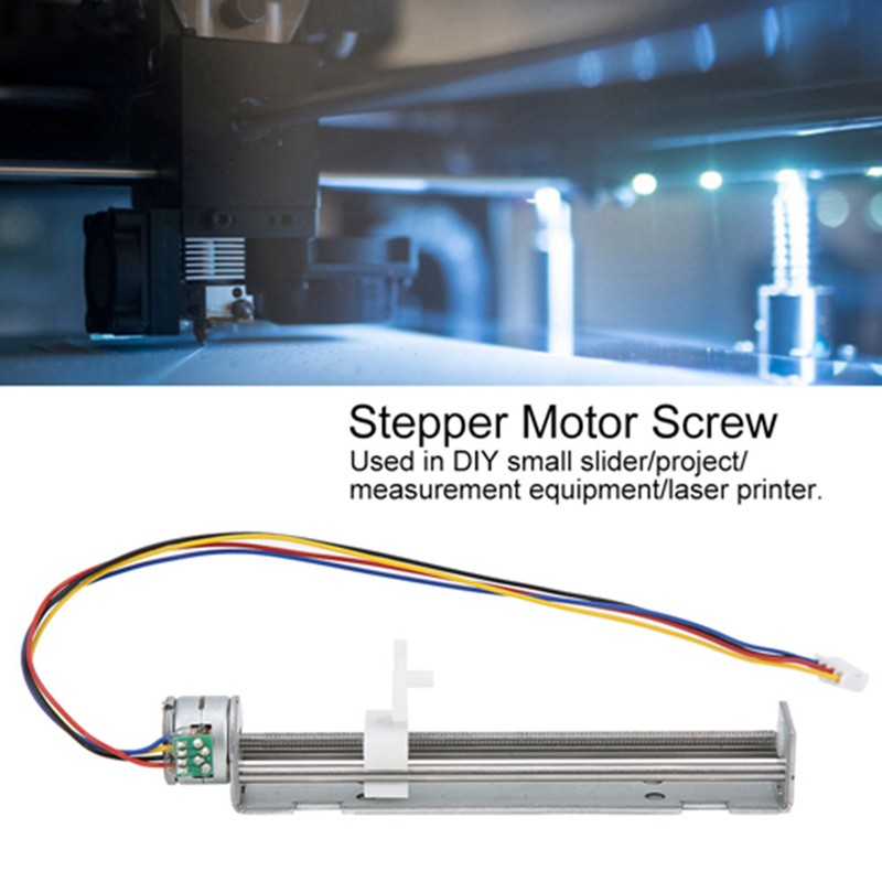 2‑Phase 4‑Wire Linear Stepper Motor Screw Slide Table 4‑9V Drive