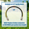 G-Sunny Solid Brass 5/8-Inch Garden Hose Repair Kit, Heavy-Duty Male