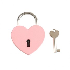 Mini Heart Padlock Couple's Padlock 2ea