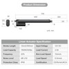 Justech 12V Heavy-Duty Linear Actuator 330LBS/1500N-12inch/300mm Silent IP65 Electric Actuator