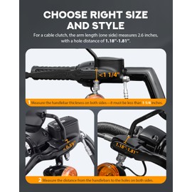 PBYMT Gloss Black Coffin Cut Handguards Hand Guards Compatible for Harley Sportster Touring Street Glide Road King Electra Glide 2007-2023 (Cable Clutch Style -Large)