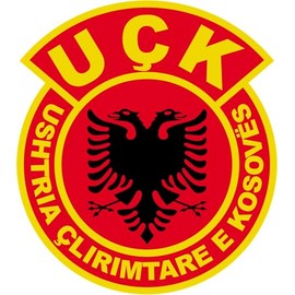 Sticker UCK Kosovo Albania Coat of Arms Approx. 9 x 11 cm Contour Cut Car Sticker Flag