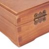 Wooden Box Antique Rectangle Children Stationery Case Desktop MultiFunction Storage
