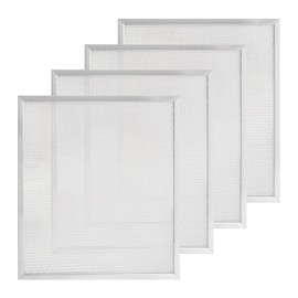 Bularie 2025 Update BPS1FA30 Range Hood Filter 11-3/4" x 14-1/4" x 3/8" Compatible with 30-Inch Broan NuTone Allure QS1 WS1 Range Hoods - Replaces 99010299 S99010305 Aluminum Filters, 4 Pack