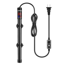 DaToo Submersible Aquarium Heater 200W Titanium Alloy Fish Tank Heater 200 Watt External Temperature Control Thermostat with Digital LED Temperature Display for Salt and Fresh Water