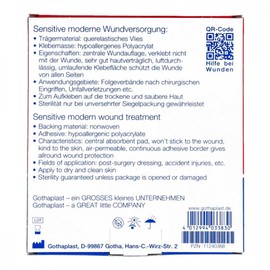 GOTA-POR Sterile Wound Plasters 60 x 100 mm Skin-Coloured Pack of 5