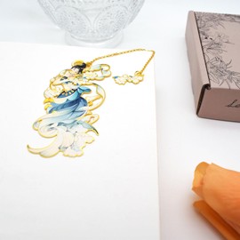 BLBMH Cute Bookmarks Birthday Christmas Gifts for Women Girls Pretty Chinese Anime Book Mark Stocking Stuffers - Dancing Fairies -DF2