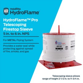 HoldRite HydroFlame 5 Inch to 6 Inch PRO Telescoping Sleeve, Metal, HFP-M6