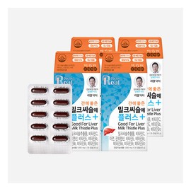 Real Doctor (White) (Real Doctor) Milk Thistle Plus, which is good for the liver, 4 x 1000mg x 30 capsules / 리얼닥터(백) (리얼닥터) 간에 좋은 밀크씨슬에 플러스 1000mg x 30캡슐 4개