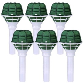 Winlyn Winlyn 6 PCS Foam Floral Handle Bouquet Holders Handle Bouquet Holder for Floral Arrangement Foam Kit Wedding Supplies Bridal Fresh Flowers Silk Flowers Decoration