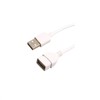 RecDec 2 Pack USB Extension Cable White 5Ft 2Pin 20AWG