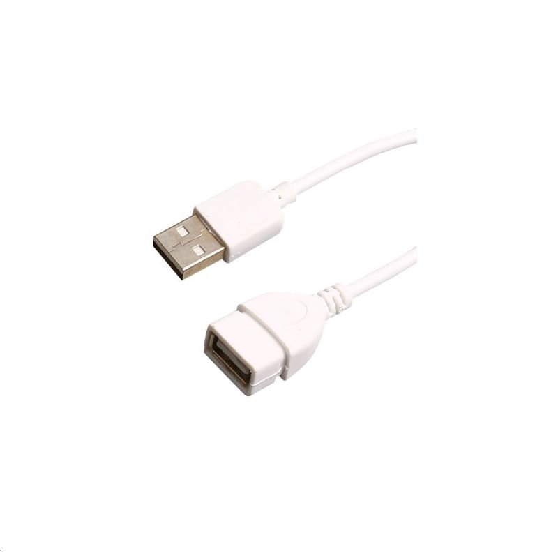 RecDec 2 Pack USB Extension Cable White 5Ft 2Pin 20AWG