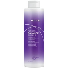 Color Balance Purple Conditioner | For Cool Blonde, Gray Hair | Eliminate Brassy Yellow Tones | Boost Color Vibrancy & Shine | UV Protection | With Ro
