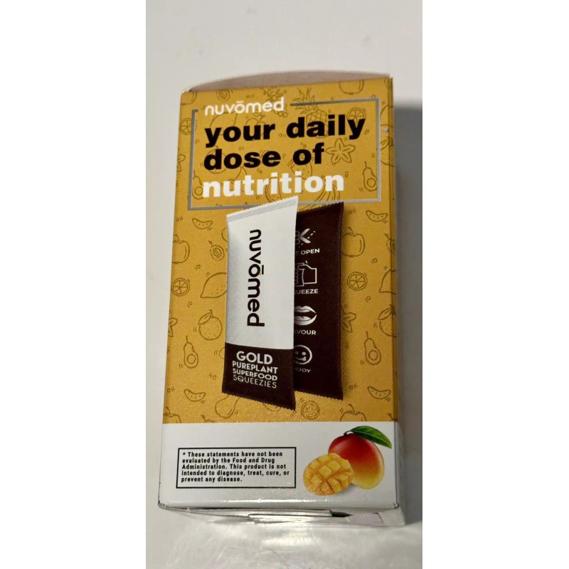 Pure Nuvomed Gold Pure Plant Superfood Squeezies Immunity & Defense