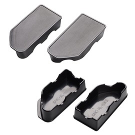 Stake Hole Plugs, Truck Bed Rail Stake Pocket Plugs Black Stake Pocket Covers Compatible with Chevy Silverado/GMC Sierra 2019‑2021