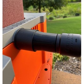 Festool Cleantec D36 (36mm) Hose Adapter to 2-1/2" Dust Ports, Friction Fit!