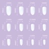 RUNRAYAY Wave Blue & White French Press On Nails Long