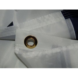 AES 3x5 Embroidered Sewn Israel Israeli Country Star David 300D Nylon Flag Nylon Fade Resistant Double Stitched Premium Penant House Banner Grommets