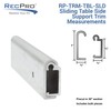RecPro RV Aluminum Table Support Trim Mill Finish 30" |