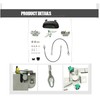 FITIPICI Tailgate Hardware Rebuild Kit Compatible with Ford F150 1997-2003