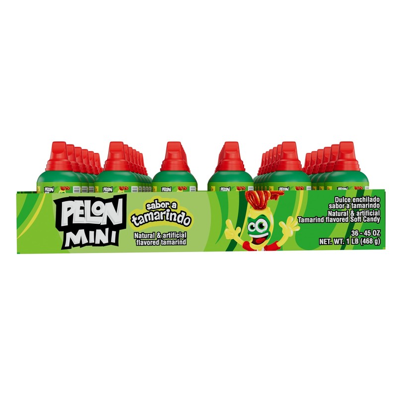 Pelon Pelo Rico Mini Tamarind Candy, 0.45 oz, 36 Count